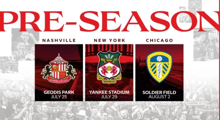 彩票开奖直播-利物浦官方：今夏美国行期间，将交手桑德兰、雷克瑟姆及利兹联